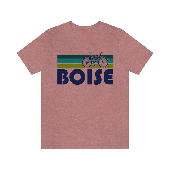 Boise T-Shirt - Retro Mountain Bike Adult Unisex Boise, Idaho T Shirt