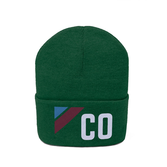 Copy of Colorado Beanie - Adult Embroidered Retro Sunset Colorado Knit Hat
