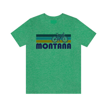 Buy heather-kelly Montana T-Shirt - Retro Mountain Bike Adult Unisex Montana T Shirt