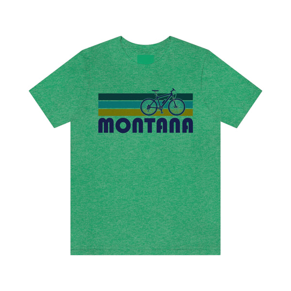 Montana T-Shirt - Retro Mountain Bike Adult Unisex Montana T Shirt