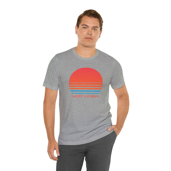 West Virginia T-Shirt - Retro 80s Unisex West Virginia Shirt
