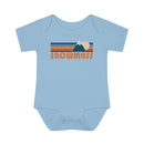Snowmass Baby Bodysuit - Retro Mountain Snowmass, Colorado Baby Bodysuit-1