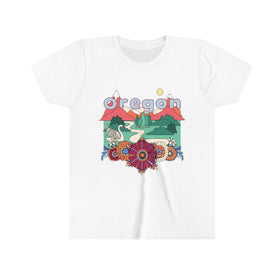 Oregon Youth T-Shirt - Boho Oregon Kid's TShirt