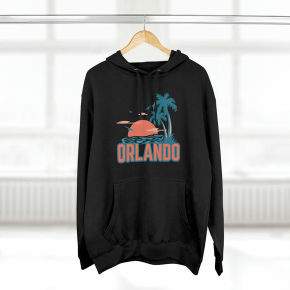 Premium Orlando, Florida Hoodie - Palm Tree Unisex Sweatshirt