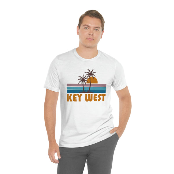 Key West, Florida T-Shirt - Retro Palm Tree Unisex Key West Shirt