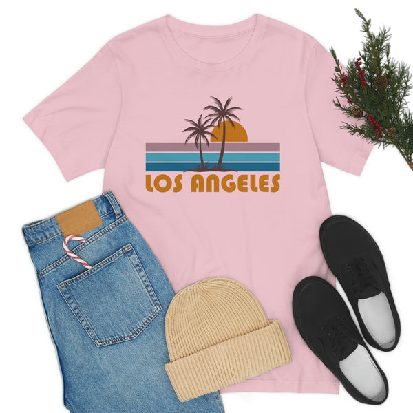 Los Angeles, California T-Shirt - Retro Palm Tree Unisex Los Angeles Shirt