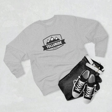 Premium Telluride, Colorado Crewneck Sweatshirt - Retro Unisex Sweatshirt - 0