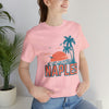 Naples, Florida T-Shirt - Retro Palm Tree & Beach Unisex Naples Shirt