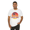 Beach Bum T-Shirt - Retro Palm Tree Unisex Beach Bum Shirt