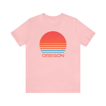 Buy pink Oregon T-Shirt - Retro 80s Unisex Oregon Shirt