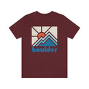 Boulder Shirt, Colorado Retro T-Shirt, Colorful Colorado tee, Boulder Mountain Shirt-21