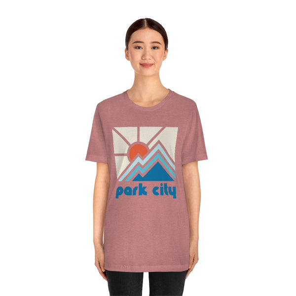 Park City Shirt, Utah Retro T-Shirt, Colorful Utah tee, Park City Mountain Shirt