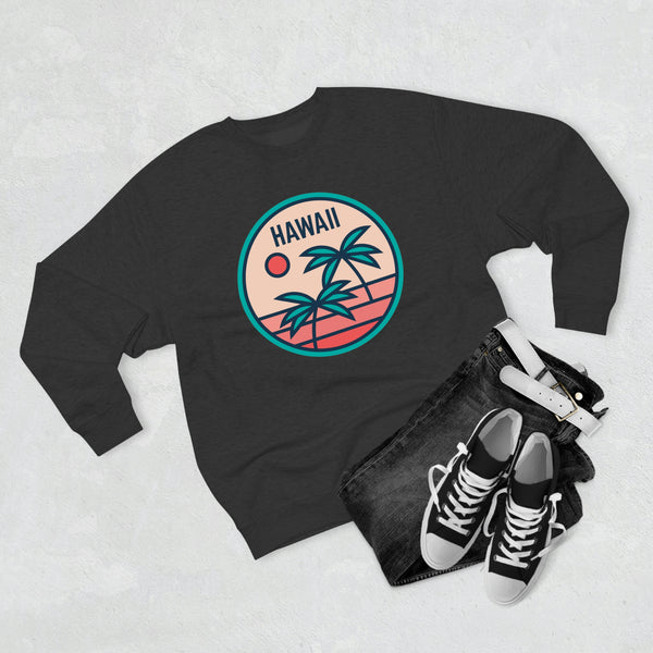 Premium Hawaii Crewneck Sweatshirt - Retro Unisex Sweatshirt