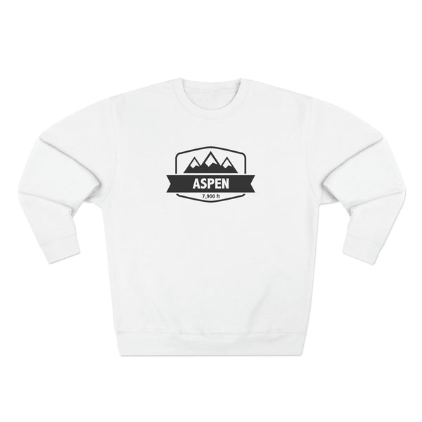 Premium Aspen, Colorado Crewneck Sweatshirt - Retro Unisex Sweatshirt