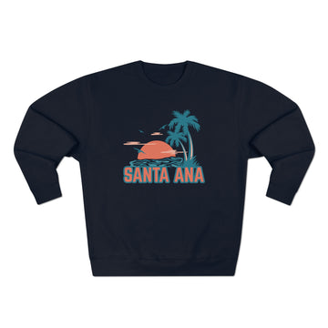 Buy navy Premium Santa Ana, California Sweatshirt - Unisex Premium Crewneck Sweatshirt