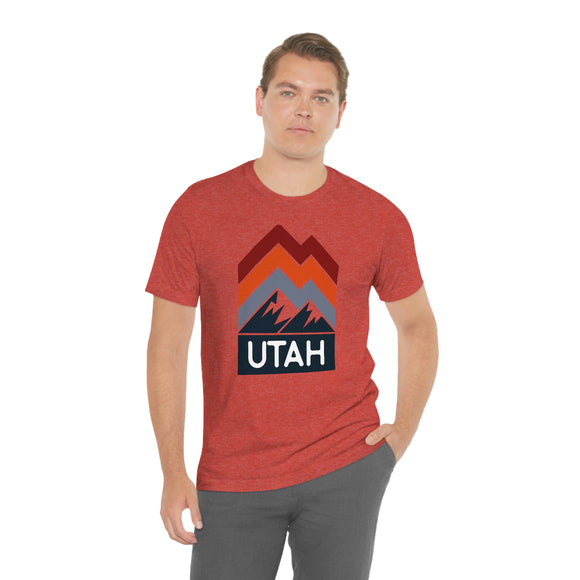 Utah T-Shirt - Retro Mountain Unisex Utah Shirt