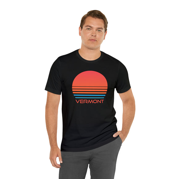 Vermont T-Shirt - Retro 80s Unisex Vermont Shirt