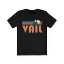 Vail, Colorado T-Shirt - Retro Mountain Adult Unisex Vail T Shirt-3