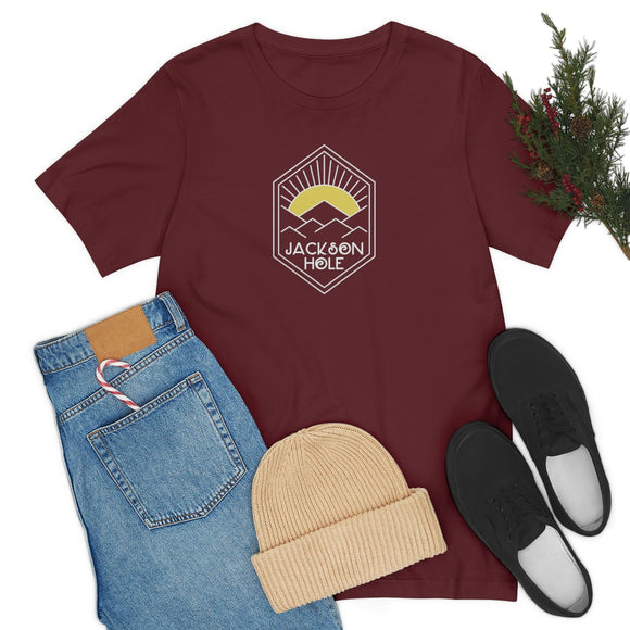 Jackson Hole, Wyoming T-Shirt - Sun Unisex Jackson Hole Shirt