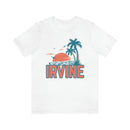 Irvine, California T-Shirt - Retro Palm Tree & Beach Unisex Irvine Shirt-9