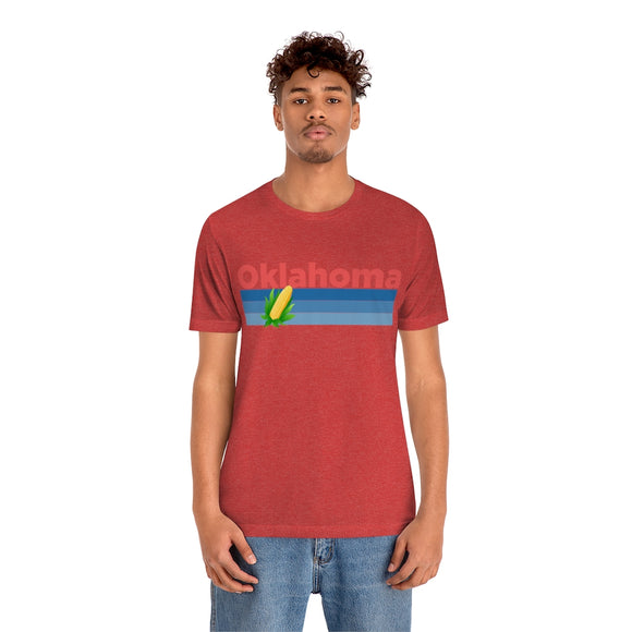 Oklahoma T-Shirt - Retro Corn Unisex Oklahoma Shirt