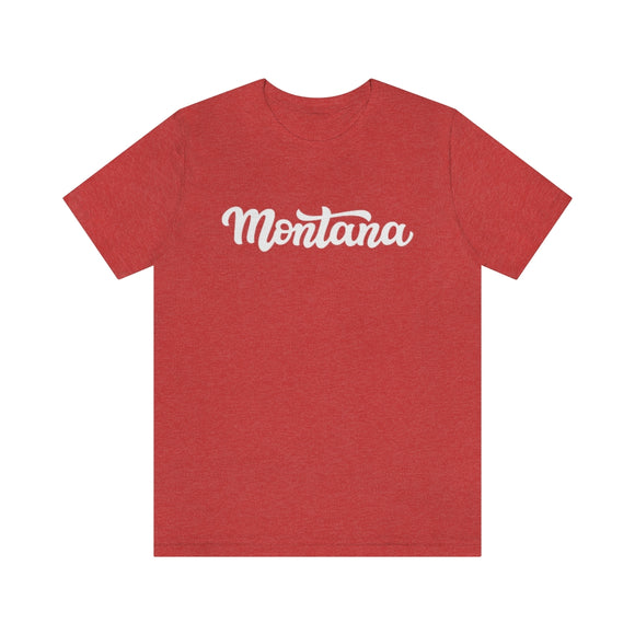 Montana T-Shirt - Hand Lettered Unisex Montana Shirt
