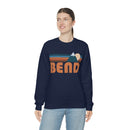 Bend, Oregon Sweatshirt - Unisex Retro Mountain Unisex-29