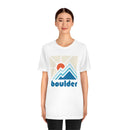 Boulder Shirt, Colorado Retro T-Shirt, Colorful Colorado tee, Boulder Mountain Shirt-5