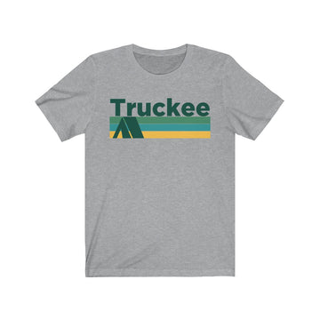 Buy athletic-heather Truckee, California T-Shirt - Retro Camping Adult Unisex Truckee T Shirt