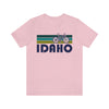 Idaho T-Shirt - Retro Mountain Bike Adult Unisex Idaho T Shirt