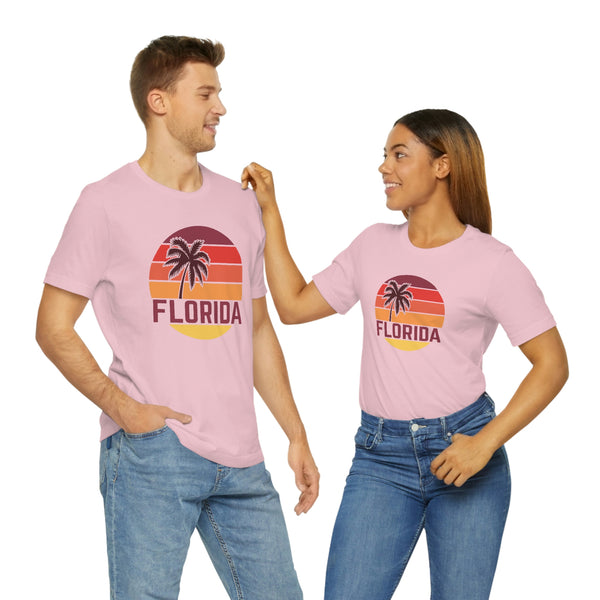 Florida T-Shirt - Retro Palm Tree Unisex Florida Shirt