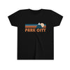 Park City Youth T-Shirt - Retro Mountain Utah Kid's TShirt