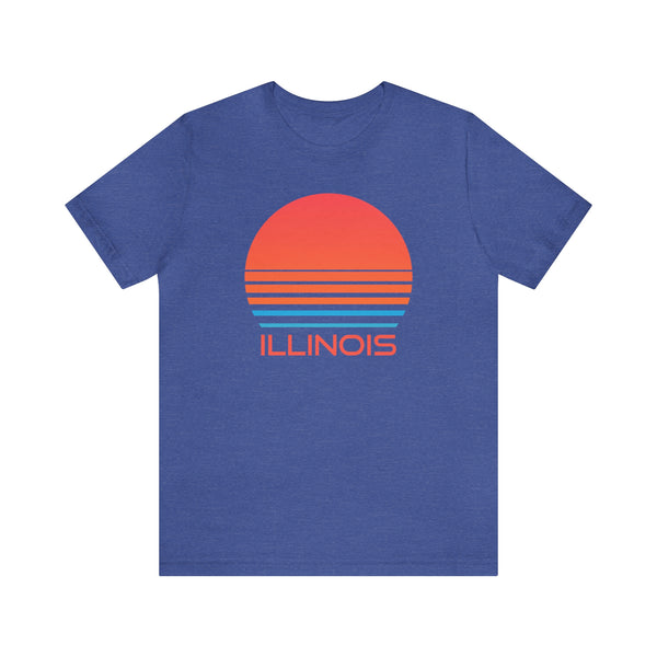 Illinois T-Shirt - Retro 80s Unisex Illinois Shirt