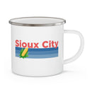 Sioux City, Iowa Camp Mug - Retro Corn Sioux City Mug-3