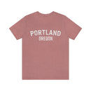 Portland, Oregon Shirt - Paint Text Unisex Portland T-Shirt-4