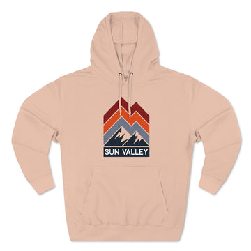 Buy pale-pink Premium Sun Valley, Idaho Hoodie - Retro Unisex Sweatshirt