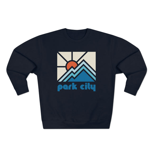 Premium Park City, Utah Crewneck Sweatshirt - Retro Unisex Sweatshirt