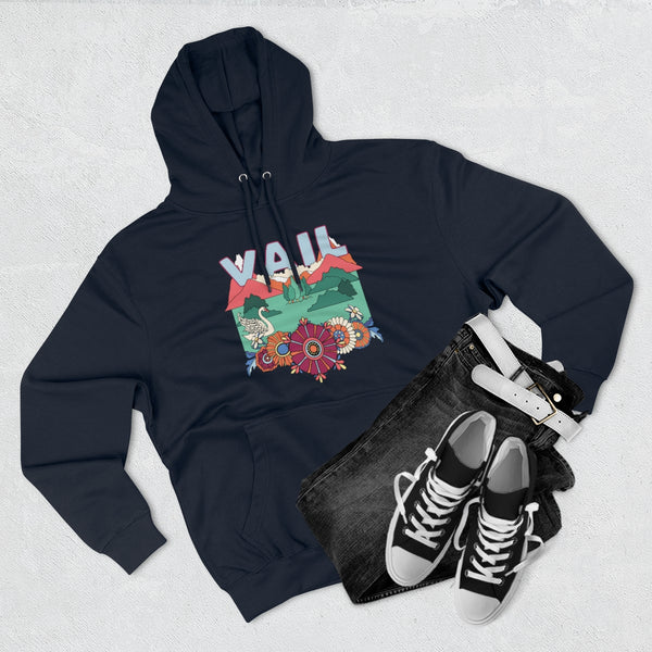 Premium  Vail, Colorado Hoodie - Boho Unisex Sweatshirt