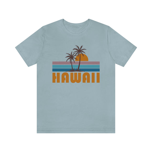 Hawaii T-Shirt - Retro Palm Tree Unisex Hawaii Shirt