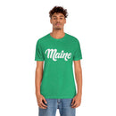 Maine T-Shirt - Hand Lettered Unisex Maine Shirt-3