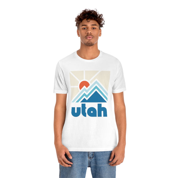 Utah Shirt, Utah Retro T-Shirt, Colorful Utah tee, Utah Mountain Shirt