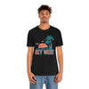 Key West, Florida T-Shirt - Retro Palm Tree & Beach Unisex Key West Shirt