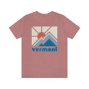 Vermont Shirt, Vermont Retro T-Shirt, Colorful Vermont tee, Vermont Mountain Shirt-1