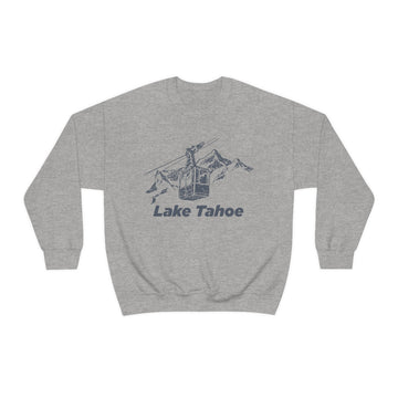 Buy sport-grey Lake Tahoe, California Sweatshirt - Ski Lift Unisex