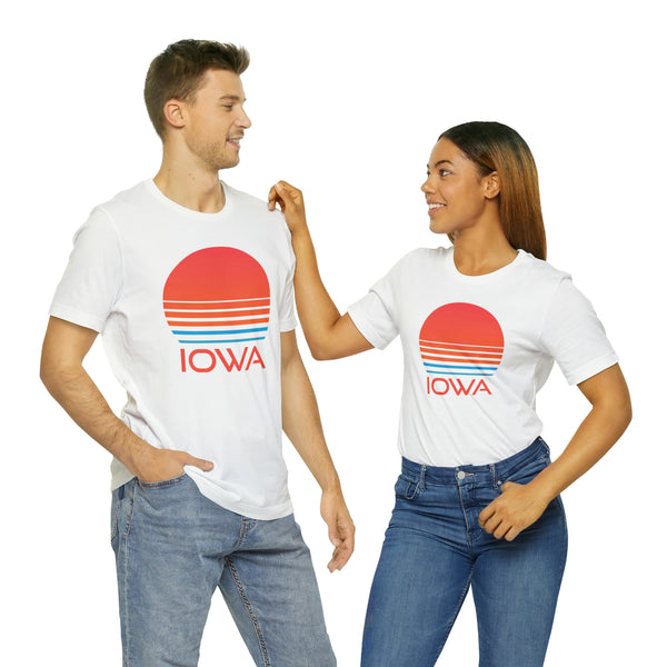 Iowa T-Shirt - Retro 80s Unisex Iowa Shirt