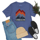 Oregon T-Shirt - Retro Mountain Unisex Oregon Shirt-52