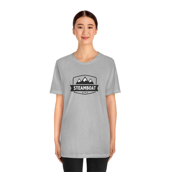 Steamboat, Colorado T-Shirt - Altitude Badge Unisex Steamboat Shirt