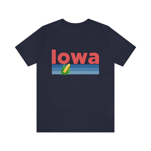 Iowa T-Shirt - Retro Corn Unisex Iowa Shirt