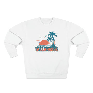 Buy white Premium Tallahassee, Florida Sweatshirt - Unisex Premium Crewneck Sweatshirt