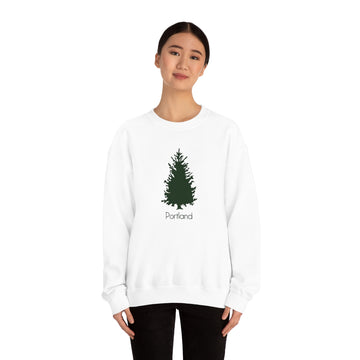 Portland, Oregon Sweatshirt - Tree Unisex - 0